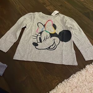 NWT Gap MINNIE long sleeve shirt 4t